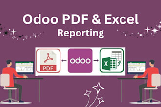 create pdf and excel reports in your odoo