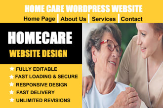 create assisted living and home care website