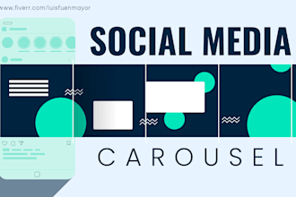 design stunning social media carousels