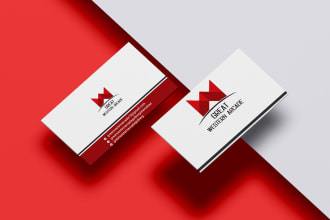 do minimal, unique and modern business card design