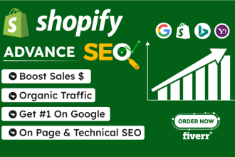 do advance shopify SEO optimization to boost sales