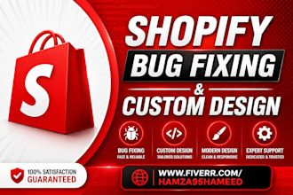 do shopify bug fixing