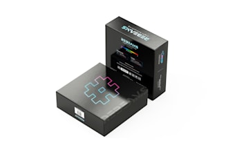 do product box packaging design and die cut line