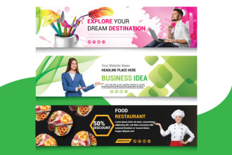 design the best professional linkedin banner
