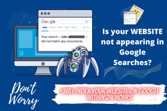 index wordpress website on google within 24 hours