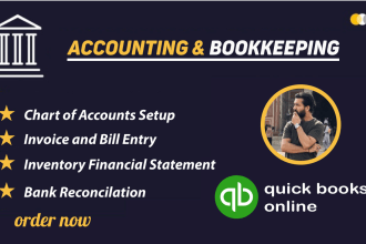 do accounting and bookkeeping in quickbooks online