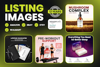 design premium listing images, amazon, etsy, ebay listing