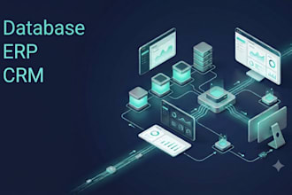 develop a custom erp, CRM or database management system