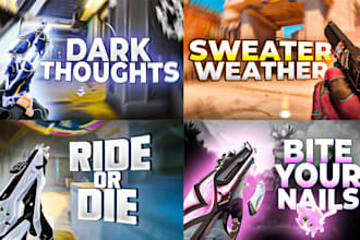 create eye catchy csgo, valorant thumbnail