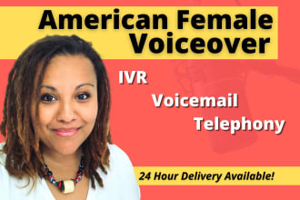 record a professional IVR, phone message, or voicemail