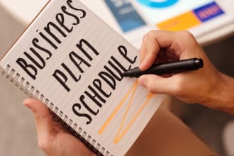 write a topnotch business plan, pitch deck, financial plan, business plan writer