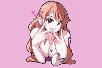 draw anime, lewd, furry, nsfw, or sfw fanart