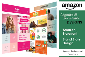 create amazon storefront and brand store design