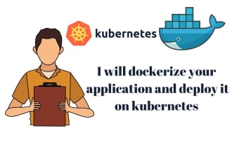 dockerize your application and deploy it on kubernetes