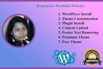 design responsive portfolio website