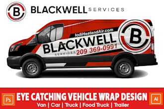 do professional any vehicle wrap, car wrap,truck,van,sticker design