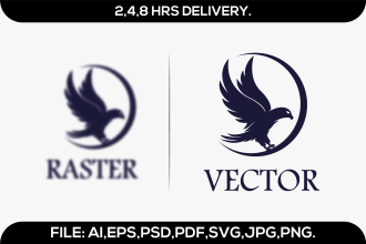 vectorize, design, redesign or update your existing logo