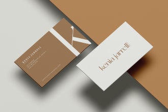 design business card with logo