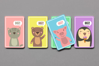 draw illustration for your card game with box