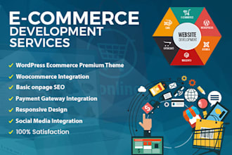 create professional wordpress ecommerce store and website