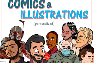 create personalized illustrations, comic strips, digital art