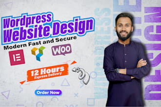 build wordpress website with elementor divi bricks