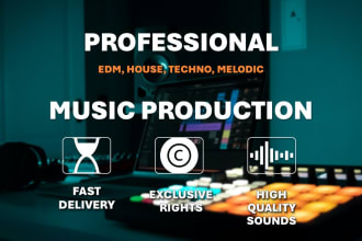 be ghost producer your edm, house, melodic song perfectly