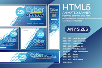 design animated banner html 5 ad