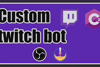 create a custom twitch bot for your stream