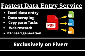 do fastest data entry, copy paste  in one day