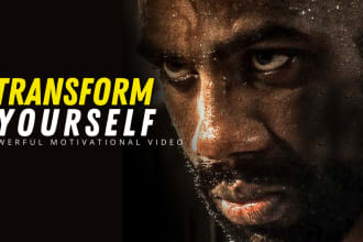 design epic youtube thumbnail for motivational videos