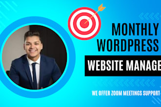 manage wordpress website maintenance security and manage your wordpress website