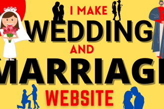create dating website, wedding website, marriage website, online dating