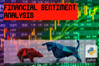 do sentiment analysis for financial tweets, comments, texts