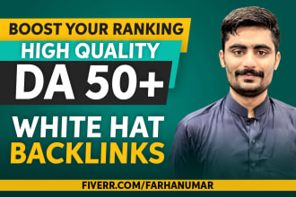 make high quality high da white hat SEO backlinks