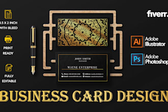 do minimalist business card design and luxury business cards