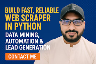 scrape websites or build python automation bot