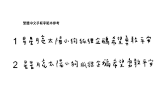 hand write chinese characters for you