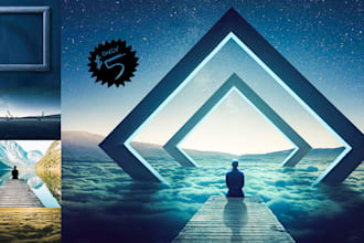 do creative photo manipulation,adobe photoshop work