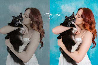 do bulk photo editing and retouching