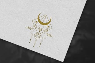 design sacred geometry or mystical or spiritual logo design