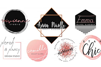 do feminine makeup, beauty, makeup artist,fashion and cosmetic logo design