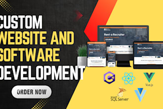 develop custom websites and dotnet software tailored to your business