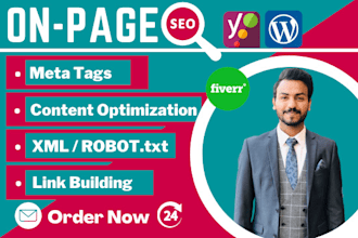 do on page SEO by yoast to rank your wordpress website