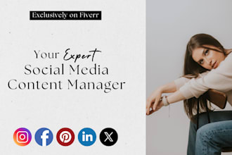 be your social media manager