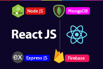 develop dynamic website using react js node js and mongodb
