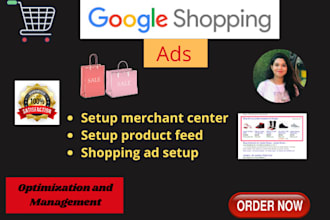 setup, optimize and manage your google shopping ads campaign