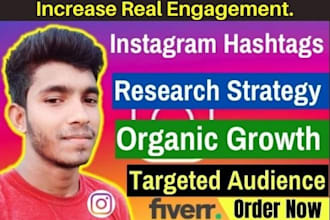 write an effective instagram hashtag organic growth strategy