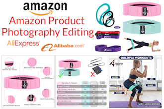 amazon product listing images or product image editing