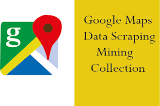 scrap data from google maps